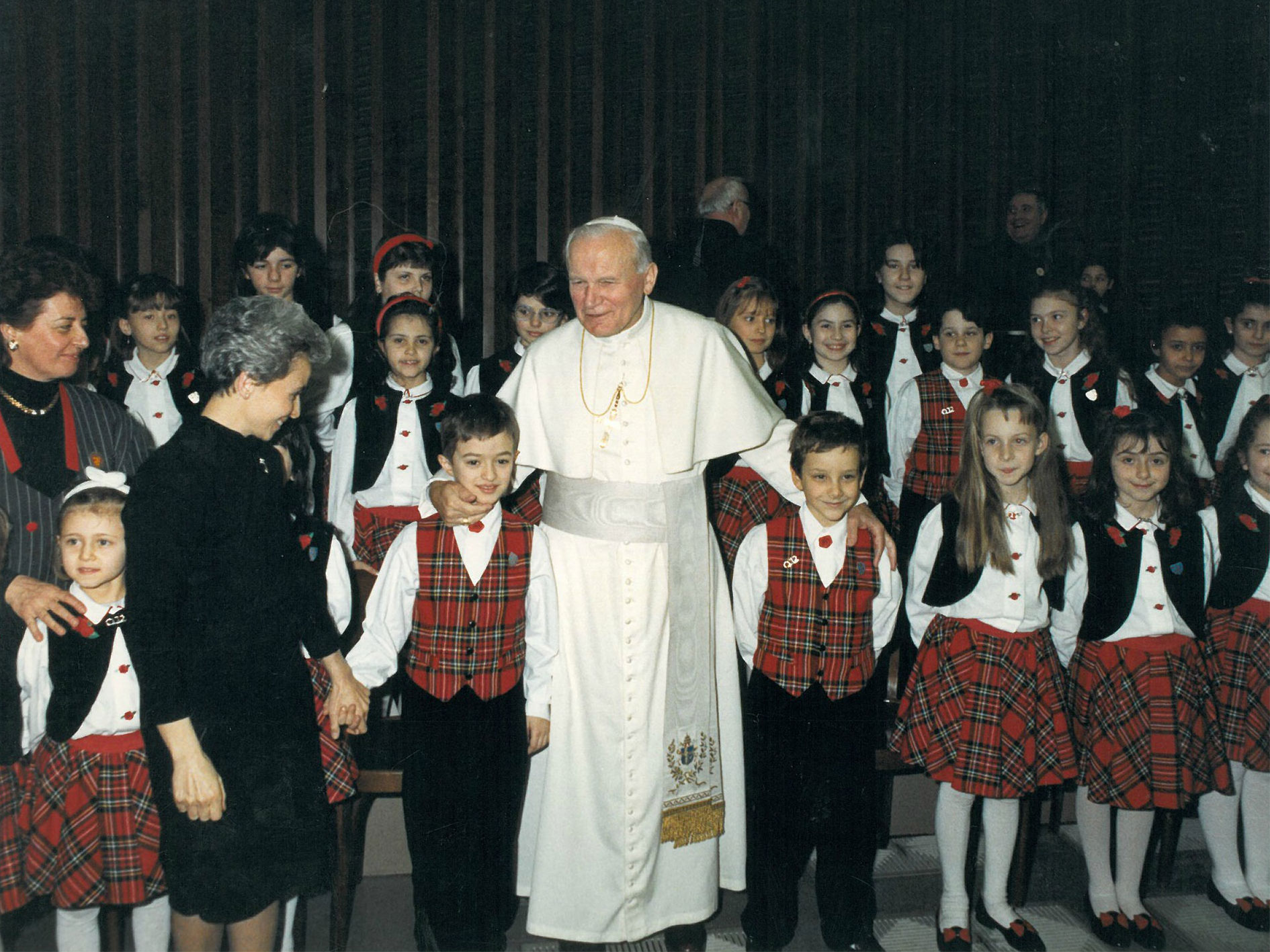 Piccolo Coro 60 con Papa Giovanni Paolo II
